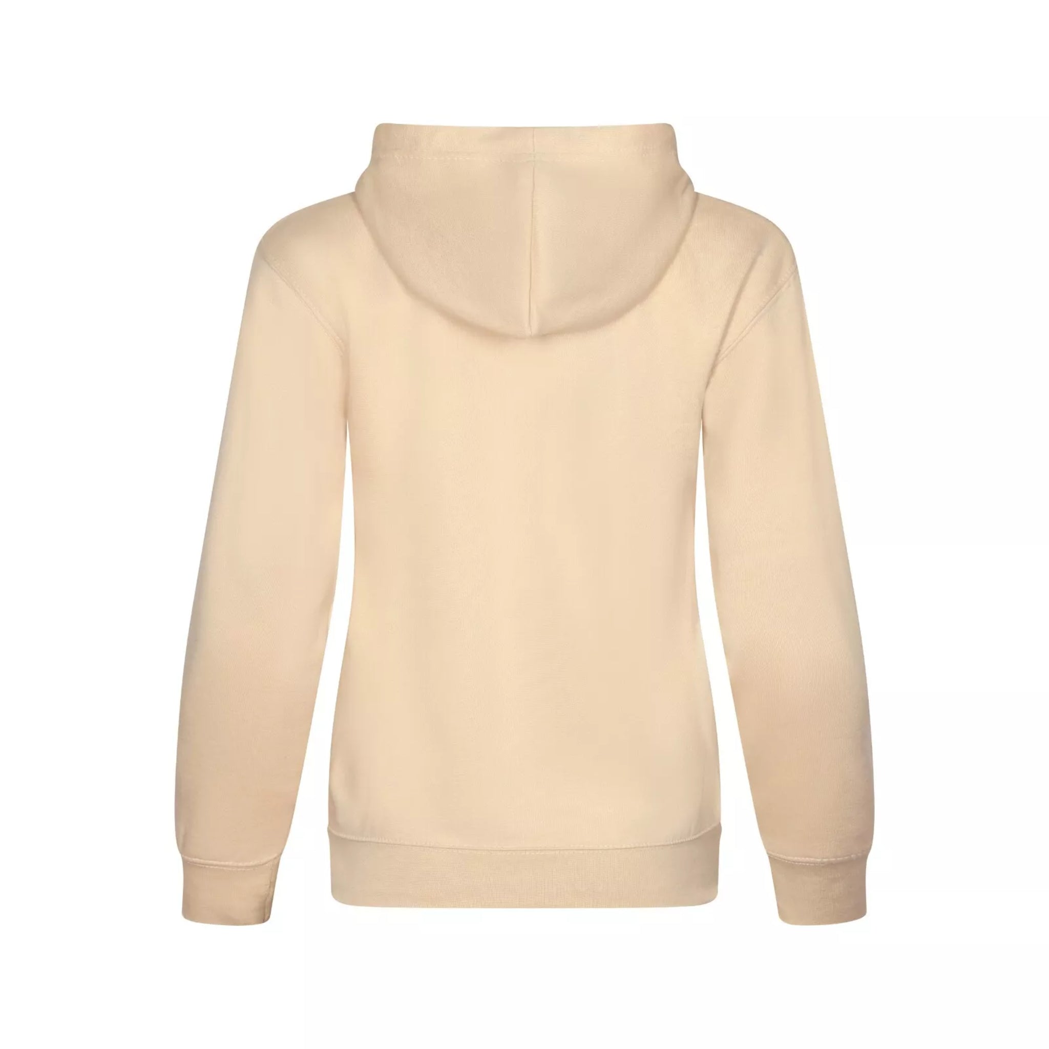 Ladies JDN branded plain beige tracksuit set with hoodie and joggers – casual loungewear for women